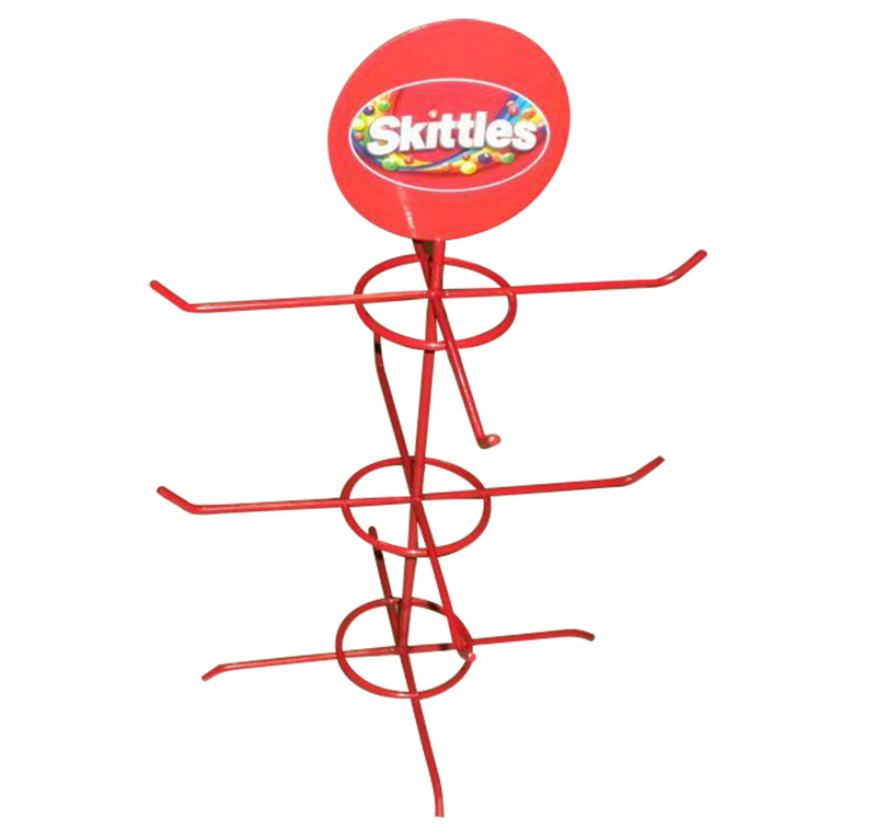 O que é a cremalheira de arame Skittles?